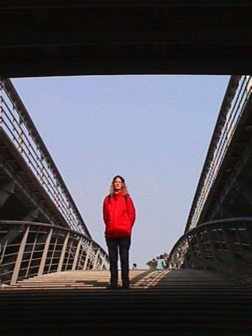 Foto des Tages vom 04.11.2001: Auf einer Brücke der Seine in Paris