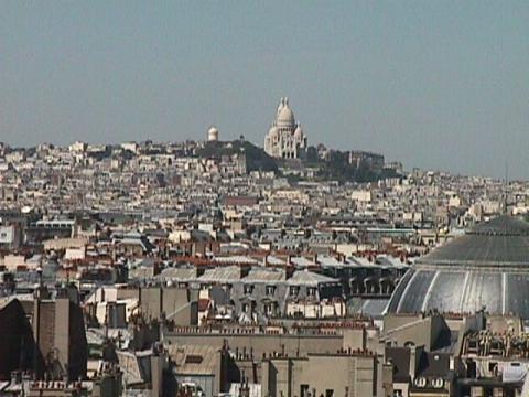 Foto des Tages vom 07.08.1998: Blick vom Kaufhaus Samaritaine über die Dächer von Paris